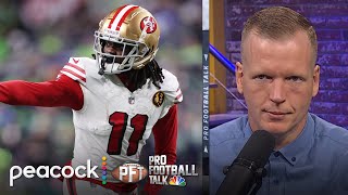 49ers’ Brandon Aiyuk posts message to Mike Tomlin amid trade rumors  Pro Football Talk  NFL on NBC [upl. by Sumedocin]