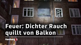 Feuer in Eimsbüttel Nachbar rettet 85Jährige vor dem Rauch [upl. by Olgnaed437]