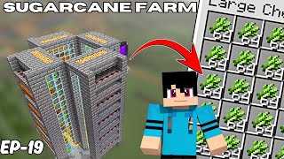 EP19  Make A Sugarcane Farm  Minecraft Survival Series 121 [upl. by Eyeleen]