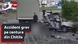 Accident grav pe centura din Chitila Un tată şi fiul său au fost găsiţi de medici în stop cardiore [upl. by Zwart]