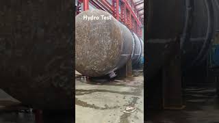 DM Water filling for Hydrotest hydrotest vessel fabrication welding [upl. by Massey]