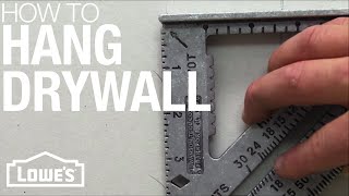 How to Hang Drywall [upl. by Koerner812]