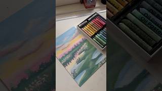 Oil pastel art art oilpastel shortsvideo [upl. by Anilorak199]