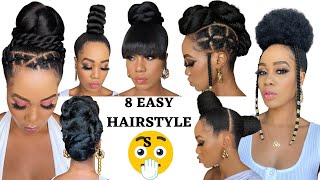 🔥Protective Styling Easy and Chic Updo Ideas for Natural Hair Protective Style  Tupo [upl. by Idel]