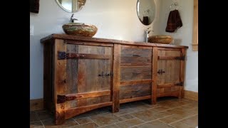 Barnwood Bathroom Vanity [upl. by Halak]