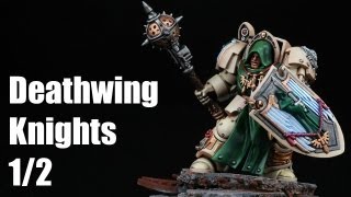 How to paint Deathwing Knights Dark Angels Warhammer 40k Airbrush Tutorial 12 [upl. by Noira]