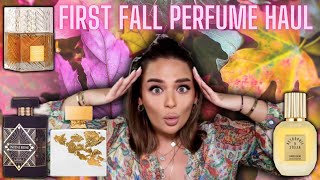 1ST AUTUMNAL PERFUME BUYS I SCORED THE BEST PERFUMES FOR FALL   PERFUME HAUL  Paulina Schar [upl. by Ahsinrev]