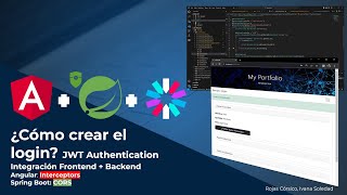 ¿Cómo crear el login Angular  Spring Boot  JWT Authentication [upl. by Rosane]