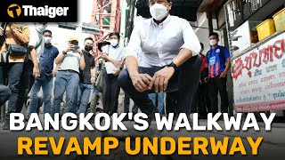 Thailand News  Bangkoks walkway revamp underway [upl. by Ramberg388]