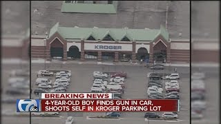 4yearold shoots self in parking lot [upl. by Threlkeld]