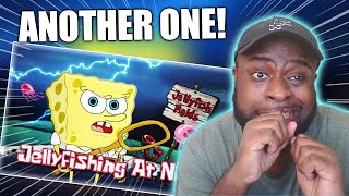 REACTION  Jellyfishing At Night Dont mess with me 2 SpongeBob Music Video [upl. by Arbua]