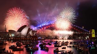 Sydney capodanno 2024 Fuochi dartificio spettacolari HAPPY NEW YEAR 2024 [upl. by Nevram591]