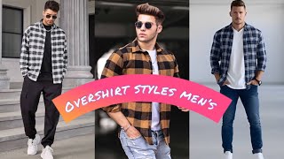 Overshirt styles men’s How to style Overshirt hubofpassion [upl. by Zashin]