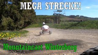 Mega Strecke an der Ruhrquelle  Mountaincart Winterberg  Winterberg 57 [upl. by Eckardt]