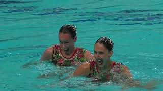 Artistic Swimming Duet Technical 2024Israel [upl. by Leihcey]