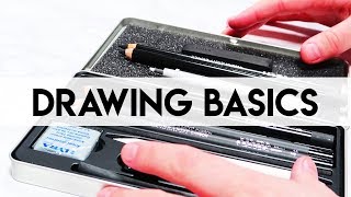 HOW TO DRAW WITH CHARCOAL  Materials amp Basic Techniques [upl. by Wilburt]