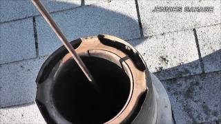 How To Sweep A Chimney  Say NO To Chimney Fire amp YES To A Clean Pipe [upl. by Ellerol111]