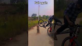 Never give up✅✅✅ cycle stunt cycle cycling cyclestunt video viralshorts shorts mtb stunt [upl. by Windham]