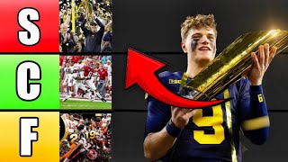 Ranking Every College Football Playoff Game [upl. by Narda]