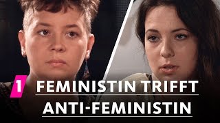 Feministin trifft AntiFeministin  1LIVE Ausgepackt  Folge 5 Feminismus [upl. by Zaccaria944]