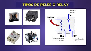 Los tres tipos de Reles o Relay mas usados  Relevador como funciona [upl. by Frohne]