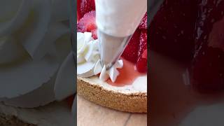 Easy NoBake Strawberry Cheesecake Recipe [upl. by Ttej]