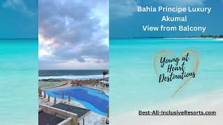 Bahia Principe Luxury Akumal View from Balcony [upl. by Enelahs]