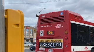 TTC 54B Lawrence East From Midland Ave To Greencrest Circuit [upl. by Bowles]