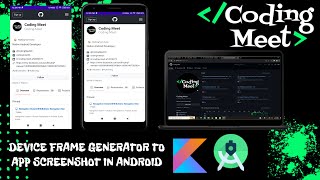How to Device Frame Generator to App Screenshot in Android [upl. by Olracnaig817]