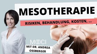 Jünger aussehen mit der Mesotherapie [upl. by Hsirehc]