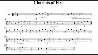 Chariots of Fire Theme Song  Orchestra Karaoke Solo for Viola and any Instrument in Alto Clef [upl. by Hanyaz]