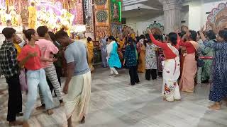 Siliguri ISKCON Mandir 👍💗 Sandhya Aarti  Iskcon Dance 👌 Hore krishna krishna krishna hare hare 🙏 [upl. by Elsi]