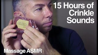 ASMR 15 Hours of Crinkle Sounds to Help Sleep or Study [upl. by Wurtz]