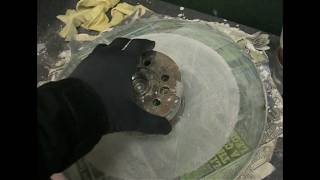 first stage of grinding a telescope mirror [upl. by Frederic850]