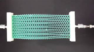 Barrel shaped auxetic metamaterial [upl. by Akcirre251]