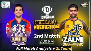 Peshawar Zalmi vs Quetta Gladiators 2nd Match Prediction PSZ vs QTG Who will win [upl. by Luhey]