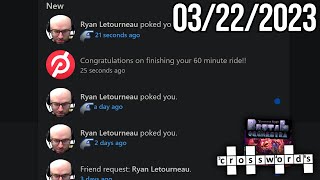 when ryan adds you on Peloton  Bits and Banter 03222023 [upl. by Grof480]