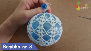 Szydełkowa bombka nr 3Crochet Christmas ball No 3 [upl. by Tnairb]