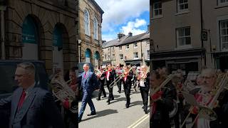 Kirkby Lonsdale Brass Band Contest 2024  Winners Morecambe Brass Band Road March [upl. by Leo]