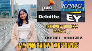 Big 4  Interview Process  How to get into big 4  Tips amp tricks  Answering all questions 🌷 big4 [upl. by Renmus]