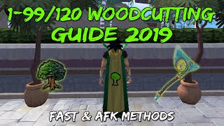 199120 Woodcutting Guide 20192020  Fast amp AFK Methods Runescape 3 [upl. by Drawdesemaj119]