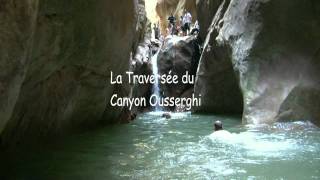 Documentaire La traversée du Canyon Ousserghi le générique [upl. by Assiram]