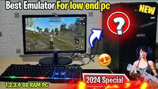 2024s Best Emulators for Free Fire on LowEnd PC  Best Android Emulator For 2GB Ram Pc [upl. by Ycats]