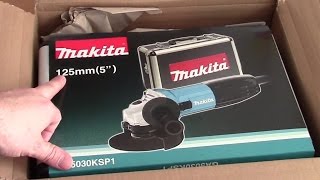 Unboxing Makita Winkelschleifer GA5030KSP1 Flex [upl. by Zachariah]