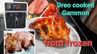 Gammon cooked in the Dreo Chefmaker icelandfoods 3foratenner howmuchquicker [upl. by Orpha]