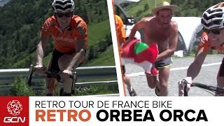 GCN Retro Climbing In The Pyrenees On A Classic Euskaltel Orbea Orca  Tour De France 2016 [upl. by Sethi]