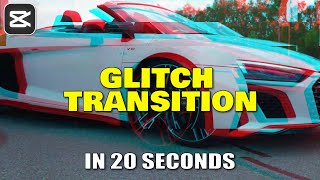 GLITCH TRANSITION in CapCut PC [upl. by Crawford]