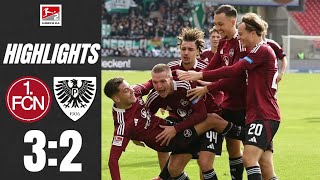 1 FC Nürnberg  SC Preußen Münster 32 Highlights  2 Bundesliga  20242025 [upl. by Arretal]