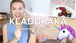 Vego med Therese VEGANSK KLADDKAKA i samarbete med Bonusway [upl. by Aelc]