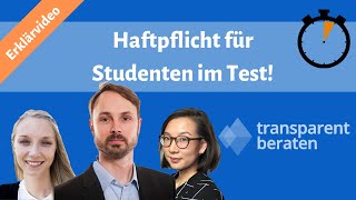 Haftpflichtversicherungen für Studenten im Test [upl. by Neala]